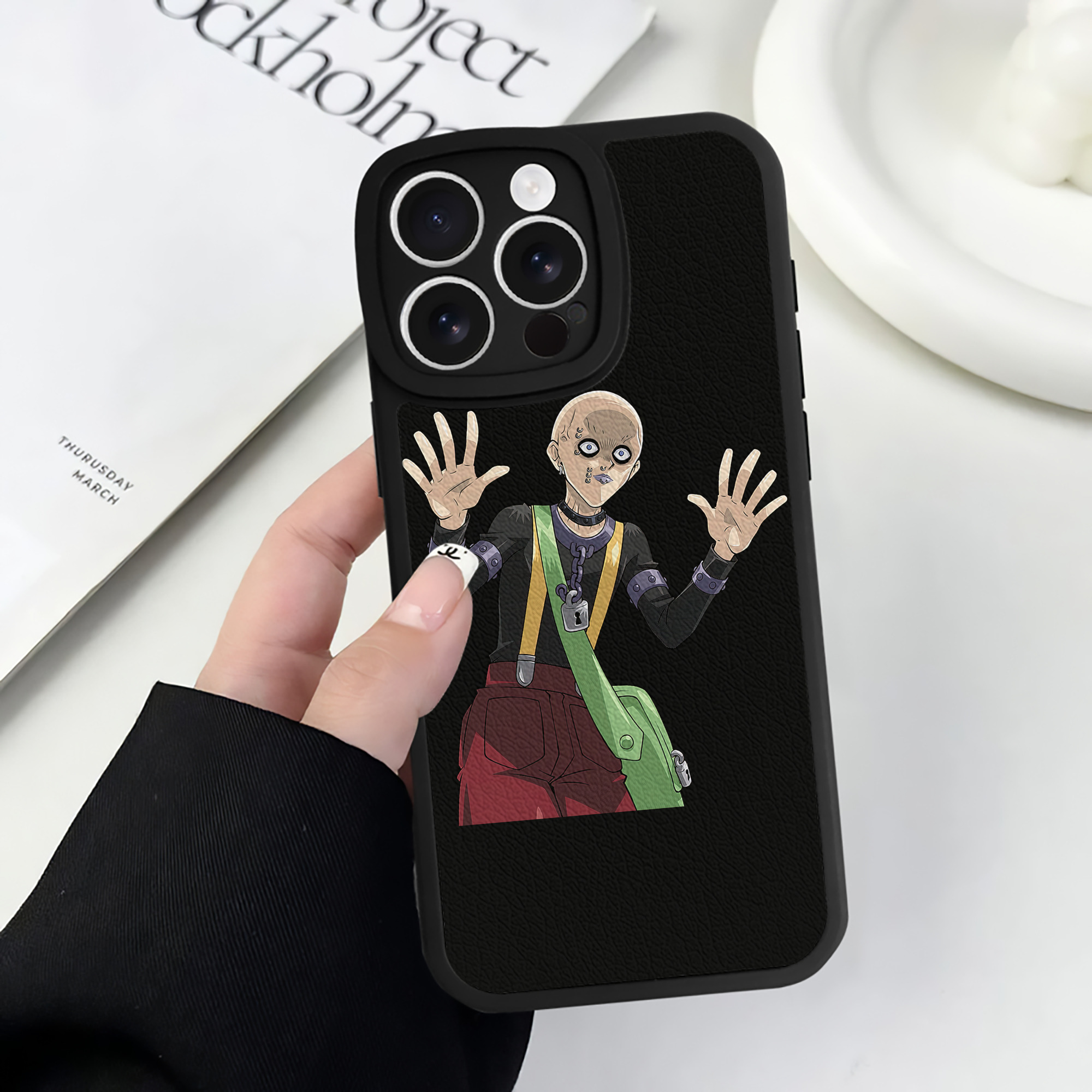 遊☆戯☆王 Yu-Gi-Oh! 【iPhone 16シリーズ対応】シリコンスマホケース（レザー調） 材質：シリコン